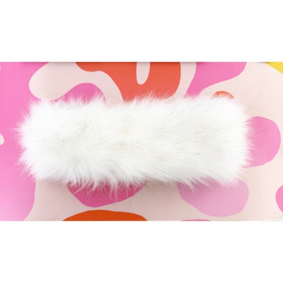 sy soul young Faux Fur Headband with Elastic Stretch White - Picture 2 of 7